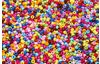 Perles en plastique VBS « Assortiment multicolore », 500 g