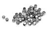 Mini--perles en métal « Dé », 50 pièces, env. 2,5 mm