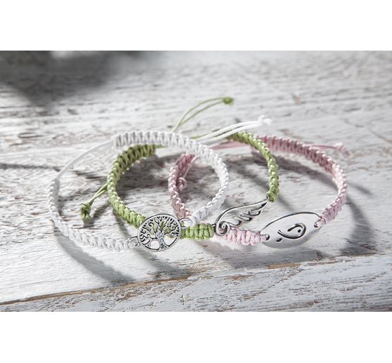 Pendentifs VBS à 2 œillets, set de 4