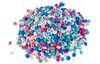 Perles toupies bois VBS « Multicolore », 250 g