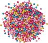 Perles en bois VBS « Multicolore », 250 g