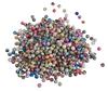 Perles acryliques marbrées VBS « Multicolore opaque », Ø 8 mm, 200 g