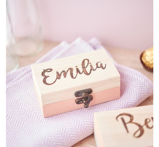 Coffrets en bois VBS, 8 pc., 10 x 3,8 x 5,9 cm