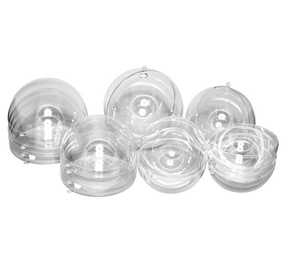 VBS Acrylic ball with hole "Assorted", set of 9