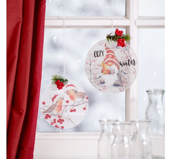 Serviette « Christmas Robins »