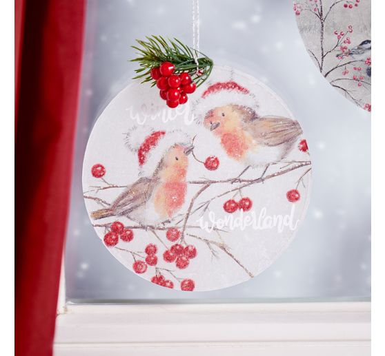 Serviette « Christmas Robins »