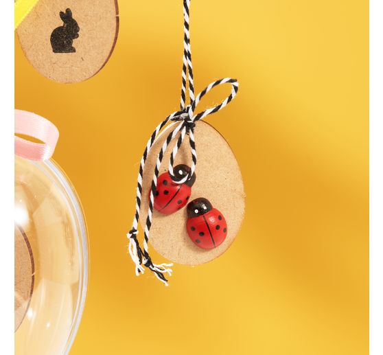Pièces à disperser « Coccinelles », 36 pc., env. Ø 2 cm