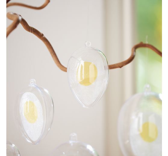 S&eacute;parateurs en acrylique &laquo; &OElig;uf &raquo;, 12 cm, 3 pi&egrave;ces