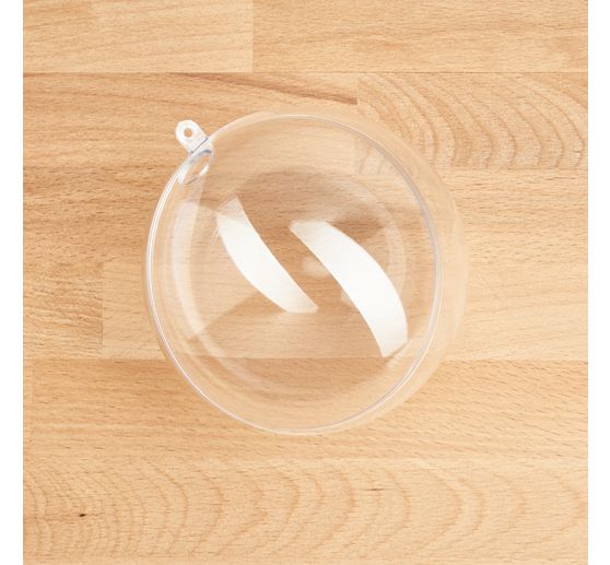 Acrylic ball with hole, &Oslash; 12 cm