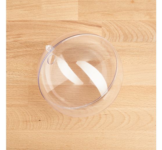 Boule acrylique avec perc&eacute;e, &Oslash; 14 cm