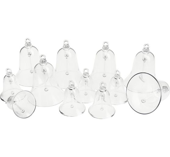 Cloches &agrave; battant en acrylique VBS, set de 12