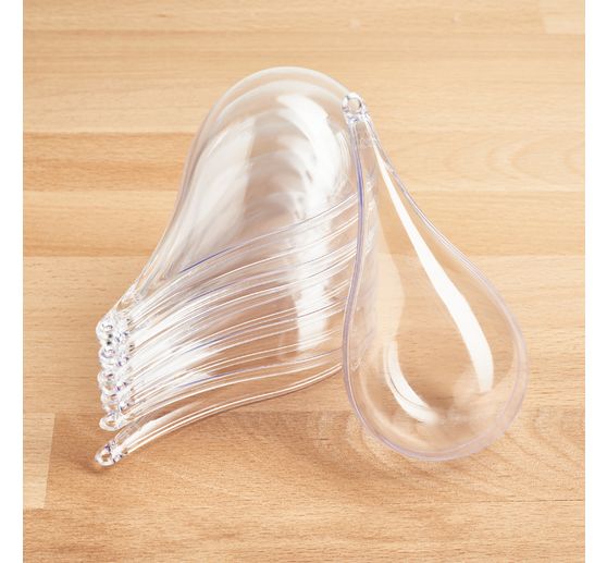 Forme acrylique VBS &laquo; Goutte &raquo;, 11 cm, 6 pi&egrave;ces