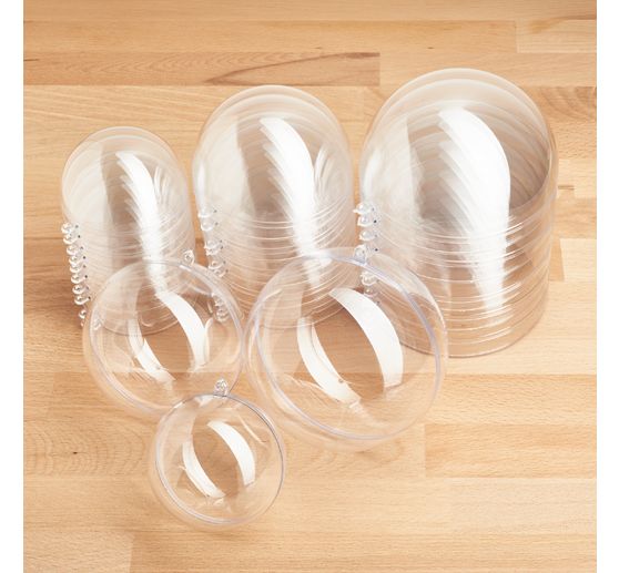 Boules en acrylique VBS &laquo; Assortiment &raquo;, set de 18