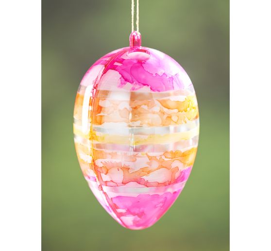 Oeufs en acrylique avec percée VBS « Assortiment », set de 6