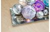 Boule acrylique avec trou, env. Ø 8 cm
