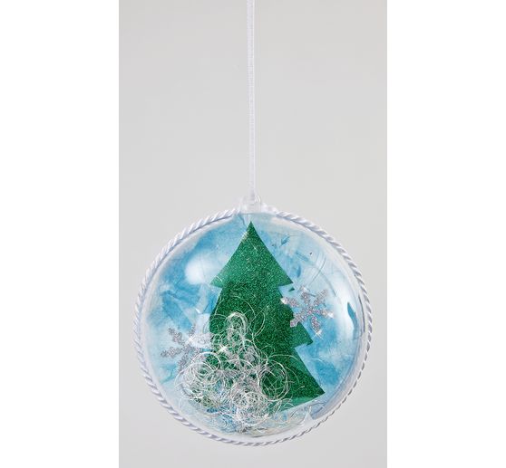 Boule acrylique avec percée, Ø 12 cm