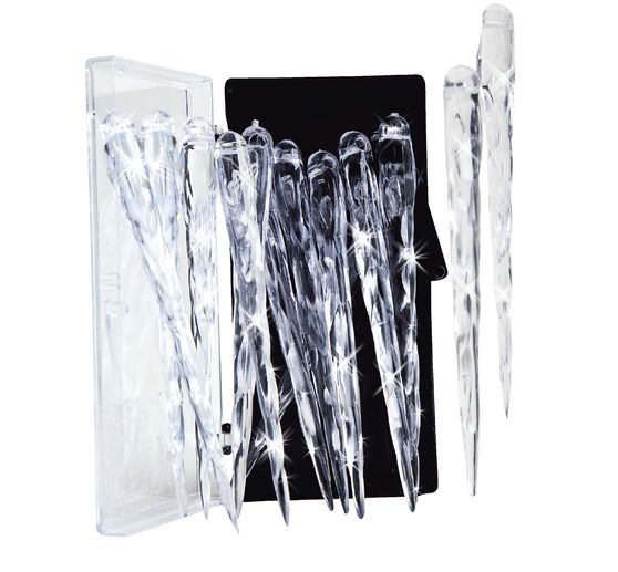 Stalactite de glace plastique, 12 pc.