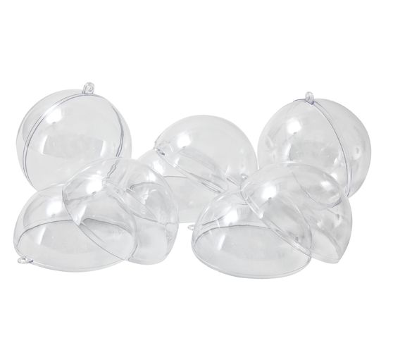 Boules en acrylique VBS, Ø 8 cm, 6 pc.
