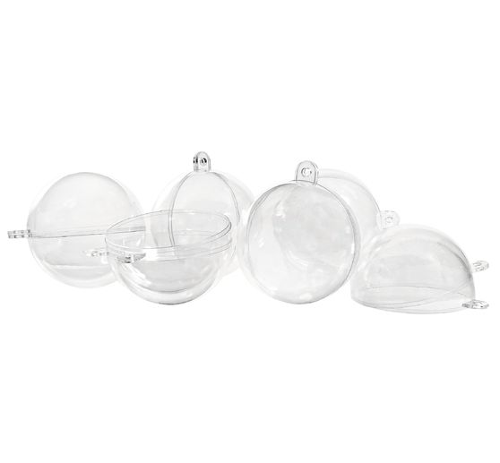 Boules en acrylique VBS, Ø 12 cm, 6 pc.