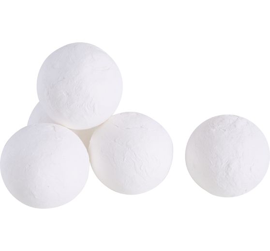 30 Boules de Coton blanc pour bricolages - Loisirs Créatifs