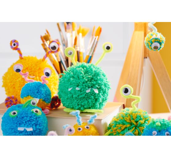 Assortiment d'yeux mobiles VBS à coller, 100 pièces