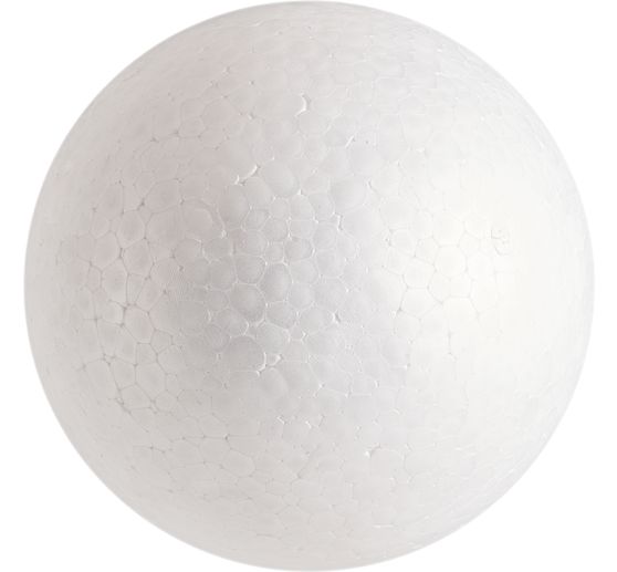 Boule en polystyrène, Ø 12 cm