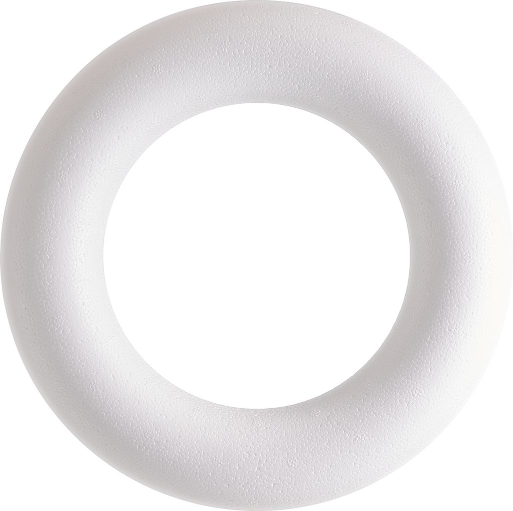 ARTIBETTER Lot De 6 Couronnes Rondes En Mousse De Polystyrène