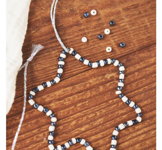 Set de perles en verre VBS « Rocailles »