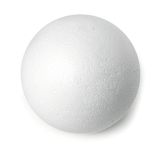 Boule en polystyrène, Ø 7 cm