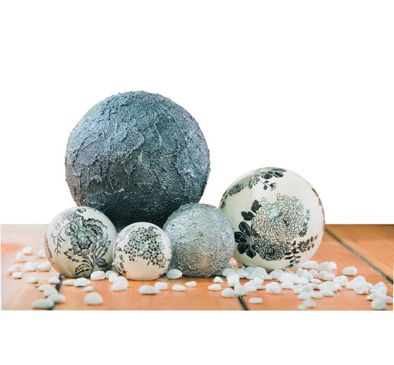 Boule polystyrène, séparable, env. 20 cm