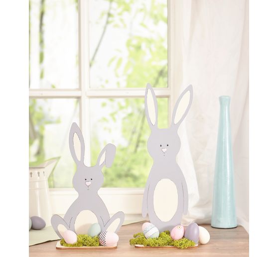 Œufs déco VBS, 10 pc., env. H 6 cm, Blanc