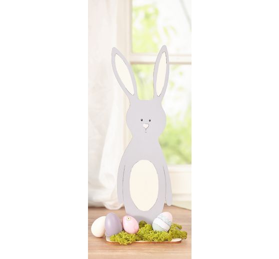 Œufs déco VBS, 10 pc., env. H 6 cm, Blanc
