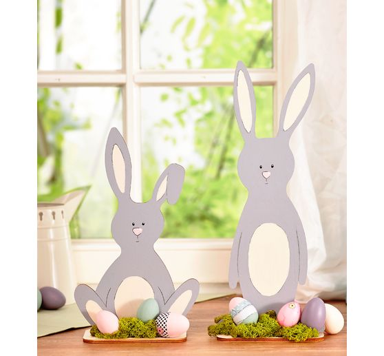 Œufs déco VBS, 10 pc., env. H 6 cm, Blanc