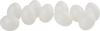 10 œufs déco, Blanc mat, env. H 4,5 cm