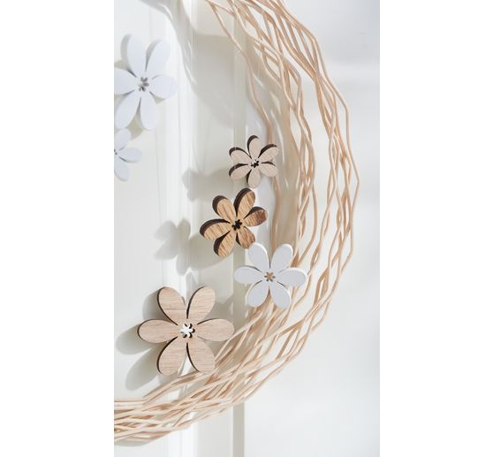 Moelle ronde de rotin VBS, ruban bleu, Ø 3 mm