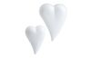 Styrofoam heart, drop shape