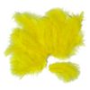 Plumes de marabout, env. 15 pièces Jaune