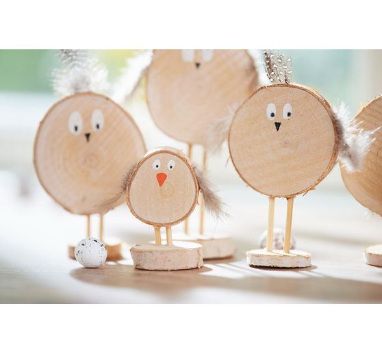 Mini-rondelles d'écorce VBS « Rond »