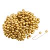 Baies déco sur tige fil de fer VBS « Ø 10 mm », 400 pc. Or