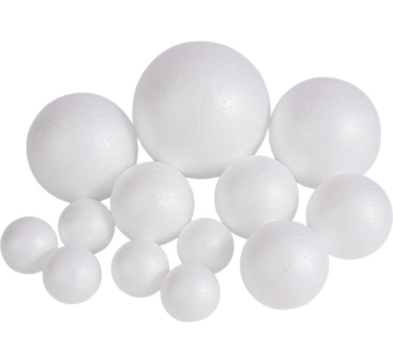 Set de boules en polystyrène VBS