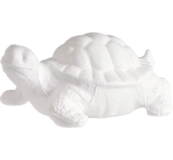 Figurine en polystyrène VBS « Tortue », env. 18 cm