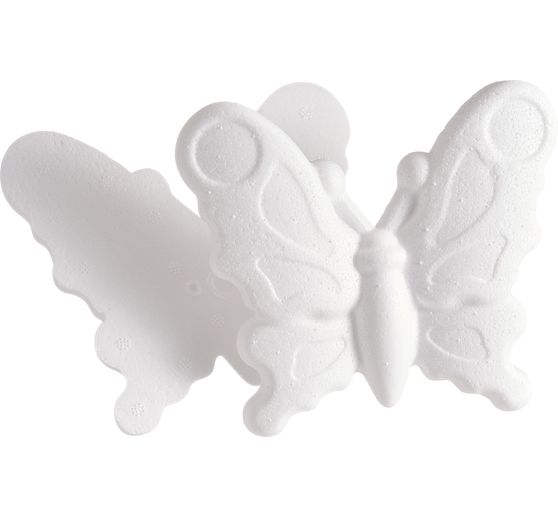 Forme en polystyrène VBS « Papillons », set de 2
