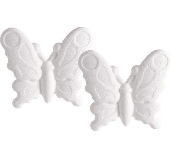 Forme en polystyrène VBS « Papillons », set de 2