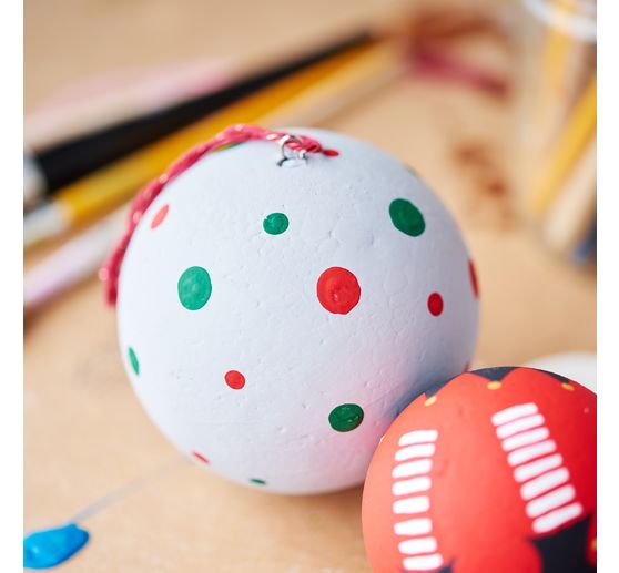 Set de boules en polystyrène VBS