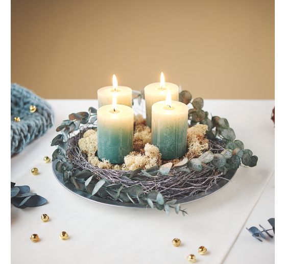 Pillar candle "Rustik", Ø 6 x 8 cm