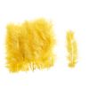 Marabou feathers, about 15 pieces Yellow