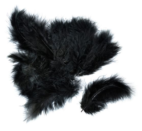 Plumes de marabout, env. 15 pièces