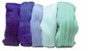 Assortiment de laine peignée Mérinos, super fine, 50 g