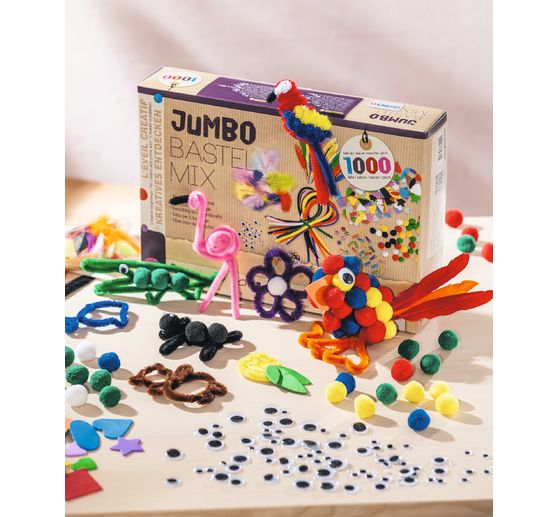 Jumbo craft mix, approx. 1,000 parts
