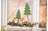 Sapin VBS « Frisco », set de 2, H 28,5 & 39 cm
